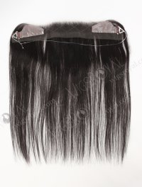 In Stock European Virgin Hair 12" Straight 1B# Color Hairline Topper SHT-011