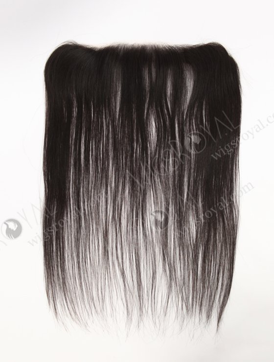 In Stock European Virgin Hair 16" Straight Natural Black Color Hairline Topper SHT-010-32694