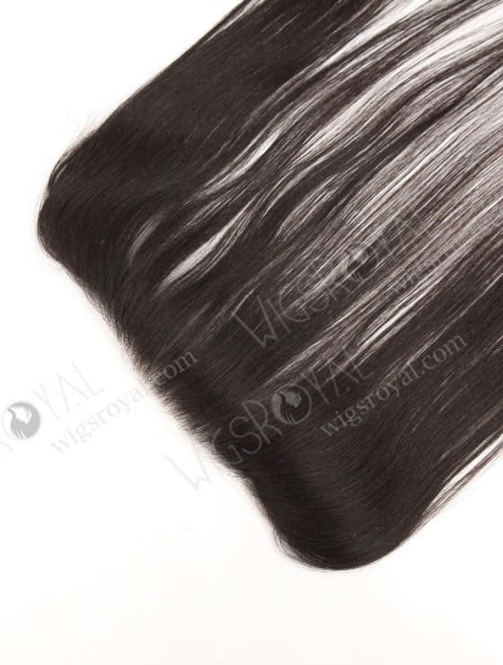 In Stock European Virgin Hair 16" Straight Natural Black Color Hairline Topper SHT-010-32697