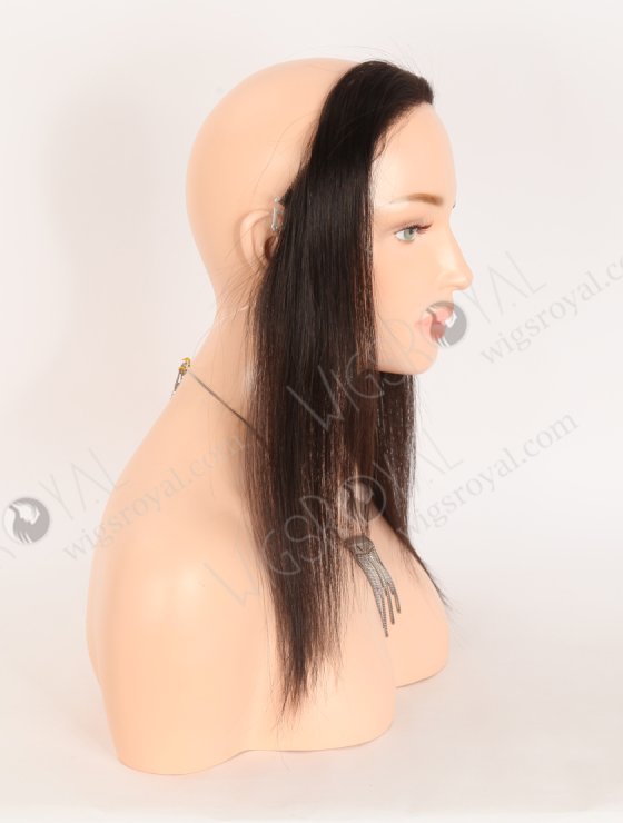 In Stock European Virgin Hair 12" Straight 2# Color Hairline Topper SHT-013-32752