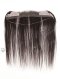 In Stock European Virgin Hair 12" Straight Natural Black Color Hairline Topper SHT-009
