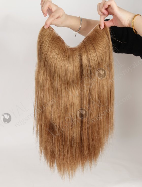 One Piece Unprocessed European U Shape Hair Topper Lace Clip in Extension WR-TC-122-32997