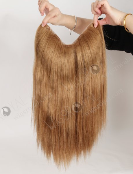 One Piece Unprocessed European U Shape Hair Topper Lace Clip in Extension WR-TC-122