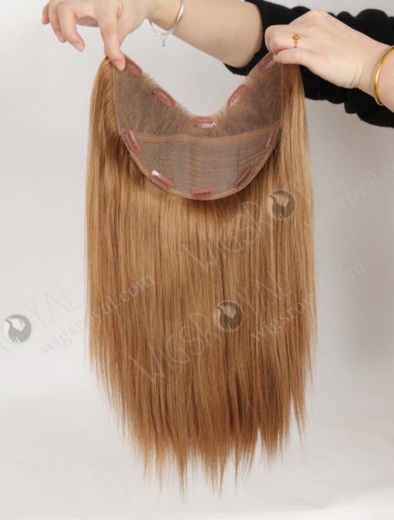 One Piece Unprocessed European U Shape Hair Topper Lace Clip in Extension WR-TC-122-32996