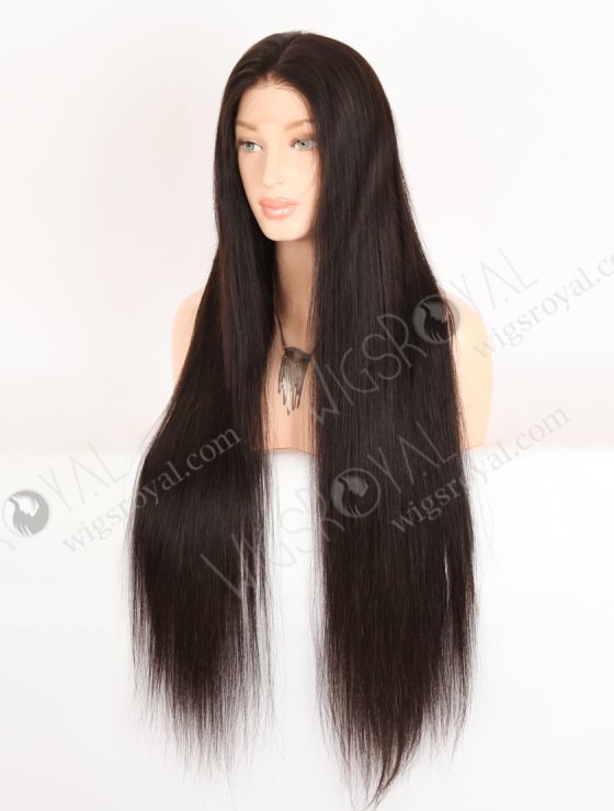 Super Long Black Color Full Lace Wigs With Hidden Invisible Strap Adjustable Drawstring WR-LW-145-33038