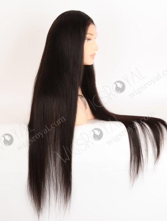 Super Long Black Color Full Lace Wigs With Hidden Invisible Strap Adjustable Drawstring WR-LW-145-33040