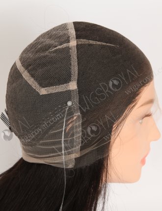 Super Long Black Color Full Lace Wigs With Hidden Invisible Strap Adjustable Drawstring WR-LW-145