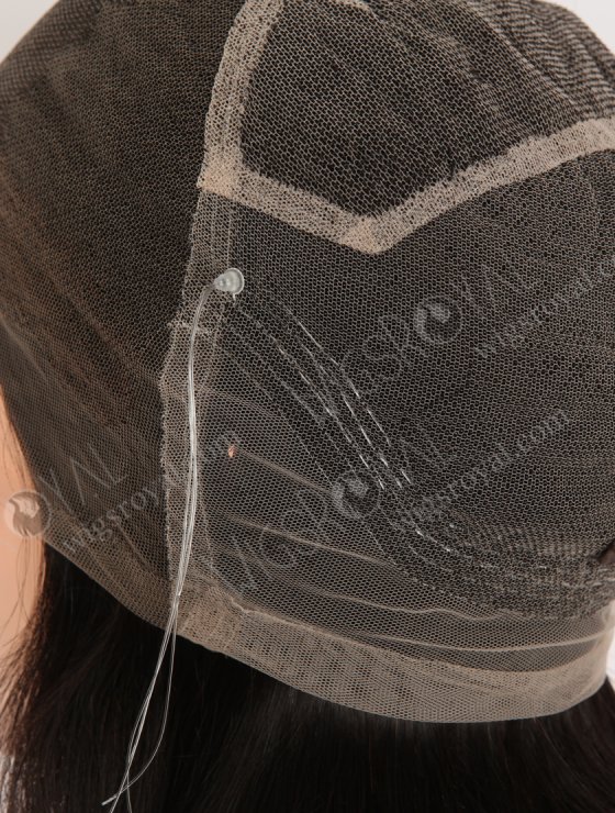Super Long Black Color Full Lace Wigs With Hidden Invisible Strap Adjustable Drawstring WR-LW-145-33045