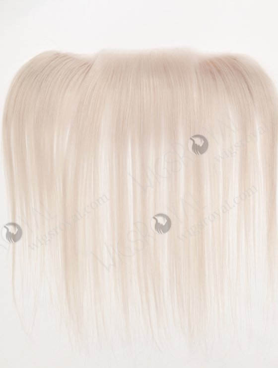 In Stock European Virgin Hair 12" Straight White# Color Hairline Topper SHT-027-33195
