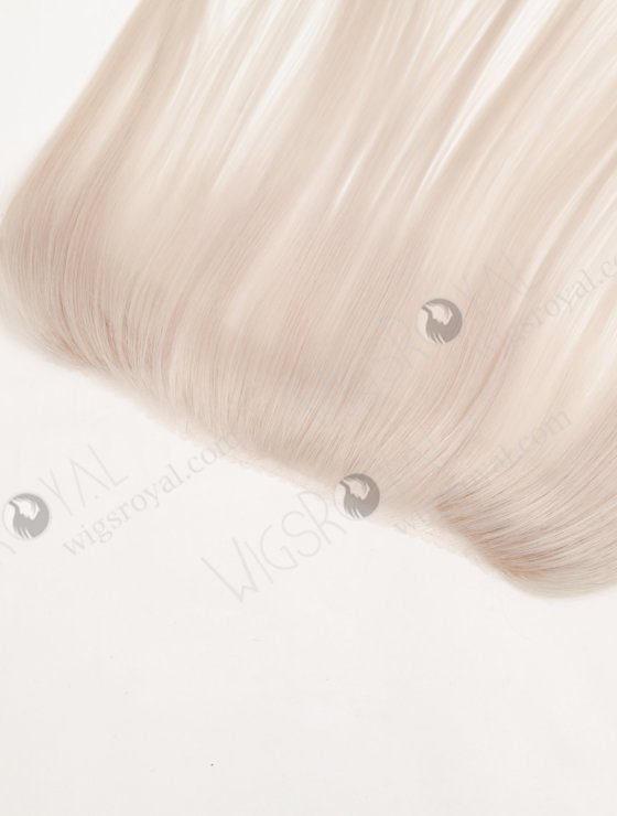 In Stock European Virgin Hair 12" Straight White# Color Hairline Topper SHT-027-33196