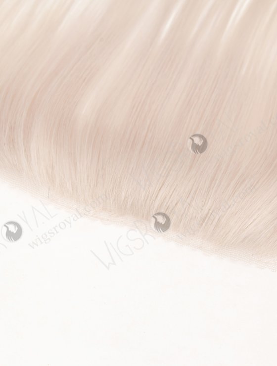 In Stock European Virgin Hair 12" Straight White# Color Hairline Topper SHT-027-33197