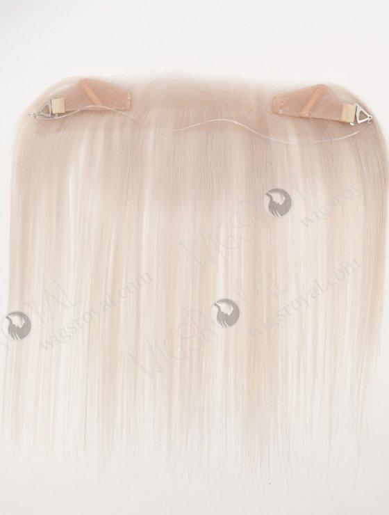 In Stock European Virgin Hair 12" Straight White# Color Hairline Topper SHT-027-33198