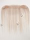 In Stock European Virgin Hair 12" Straight White# Color Hairline Topper SHT-027