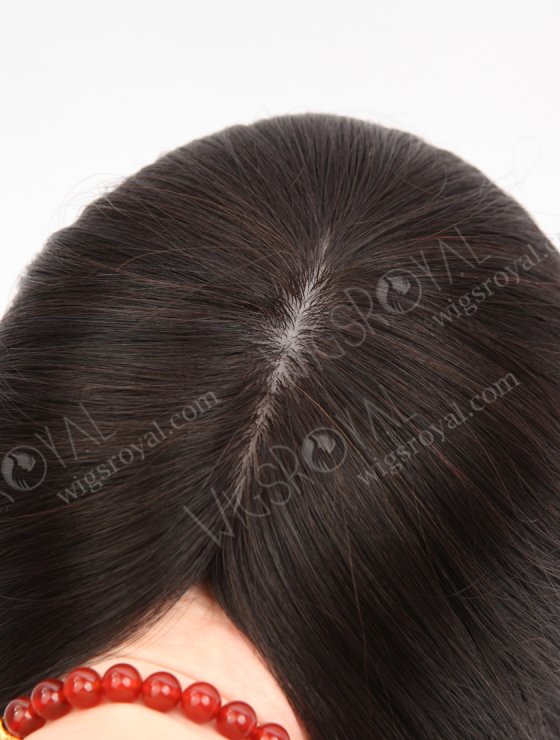 Best 12 Inch Clip On Human Hair Silk Top Crown Toppers for Short Thinning Hair Topper-012-33333