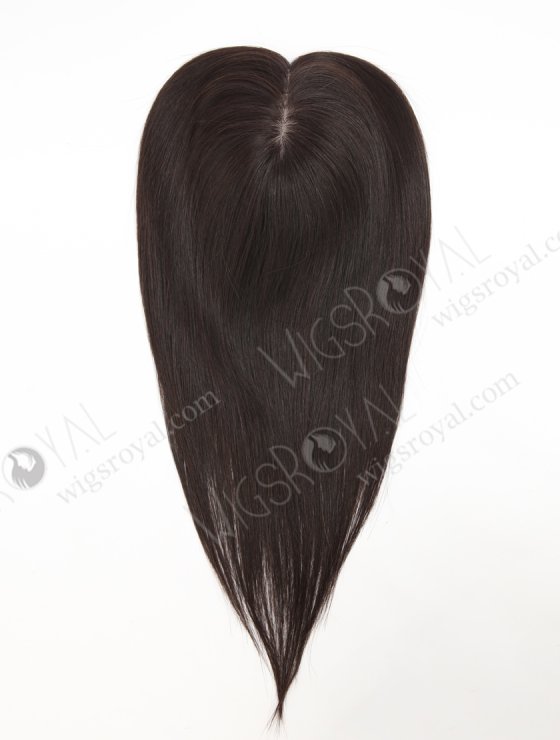 Best 12 Inch Clip On Human Hair Silk Top Crown Toppers for Short Thinning Hair Topper-012-33335