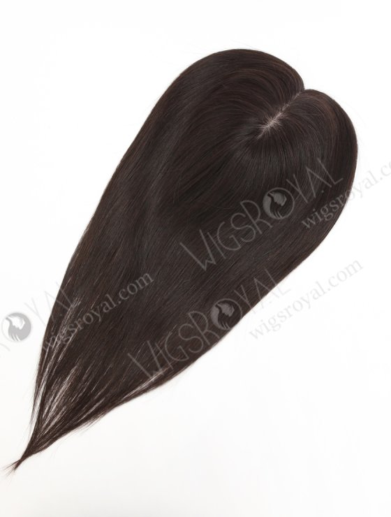 Best 12 Inch Clip On Human Hair Silk Top Crown Toppers for Short Thinning Hair Topper-012-33328