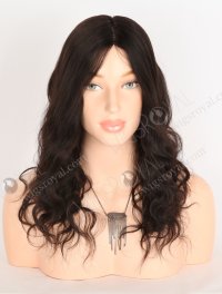 In Stock Brazilian Virgin Hair 14" Natural Wave Natural Color Silk Top Glueless Wig GL-04058