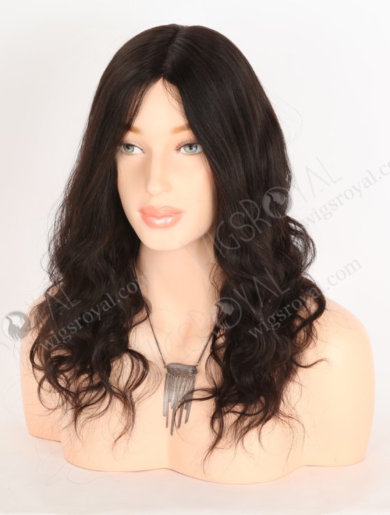 In Stock Brazilian Virgin Hair 14" Natural Wave Natural Color Silk Top Glueless Wig GL-04058-33360