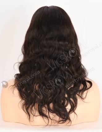 In Stock Brazilian Virgin Hair 14" Natural Wave Natural Color Silk Top Glueless Wig GL-04058