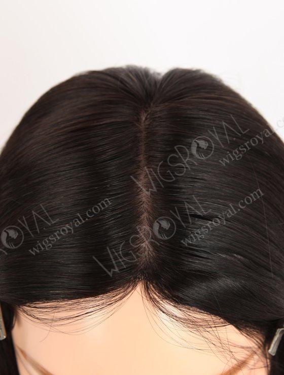 In Stock Brazilian Virgin Hair 14" Natural Wave Natural Color Silk Top Glueless Wig GL-04058-33366