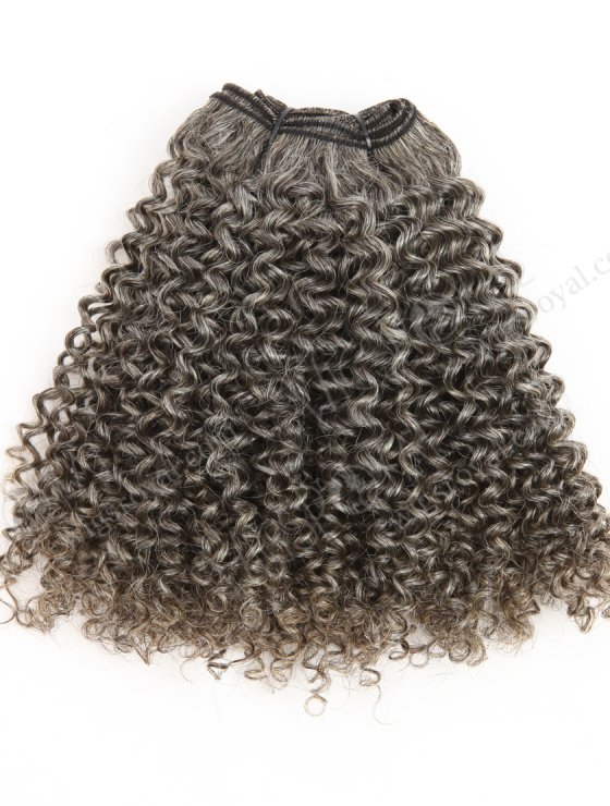 Wholesale Fine Virgin Hair Silver Grey Human Hair Weave Bundles WR-MW-206-33435