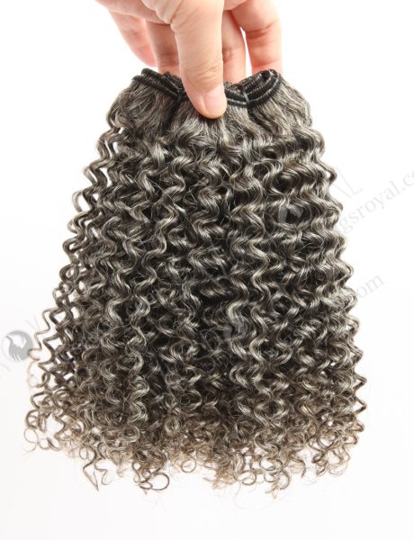 Wholesale Fine Virgin Hair Silver Grey Human Hair Weave Bundles WR-MW-206