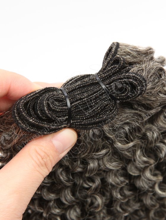 Wholesale Fine Virgin Hair Silver Grey Human Hair Weave Bundles WR-MW-206-33442