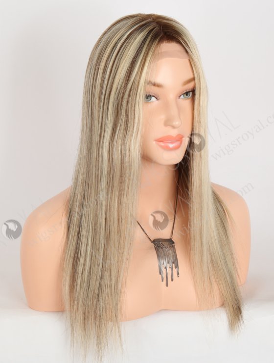 In Stock European Virgin Hair 16" T4/22#/4# Highlights Color Straight Gripper Wig GRP-08145-33426