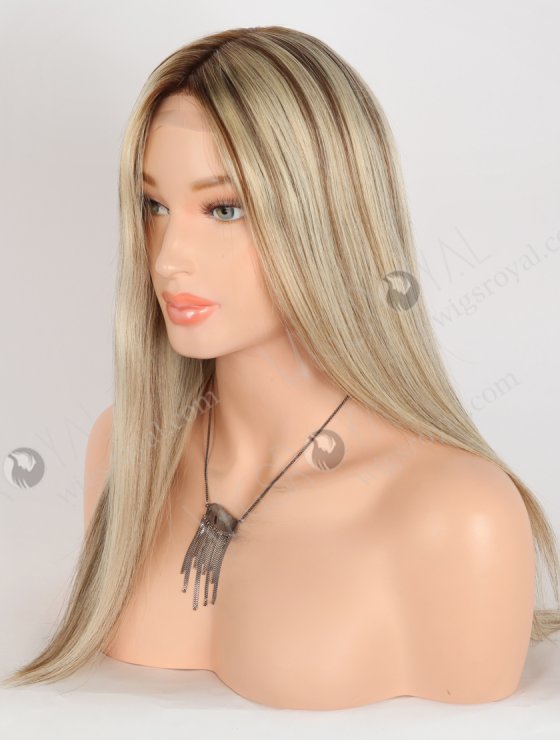 In Stock European Virgin Hair 16" T4/22#/4# Highlights Color Straight Gripper Wig GRP-08145-33427