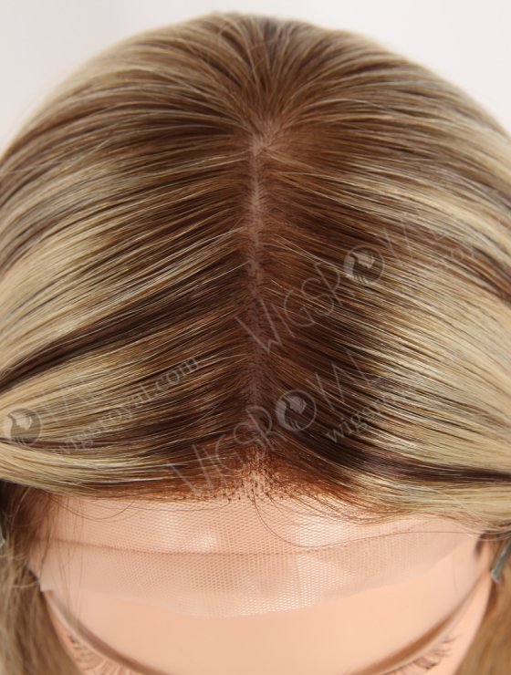 In Stock European Virgin Hair 16" T4/22#/4# Highlights Color Straight Gripper Wig GRP-08145-33430