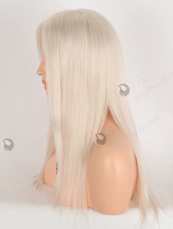In Stock European Virgin Hair 16" White Color Straight Gripper Wig GRP-08143-33451