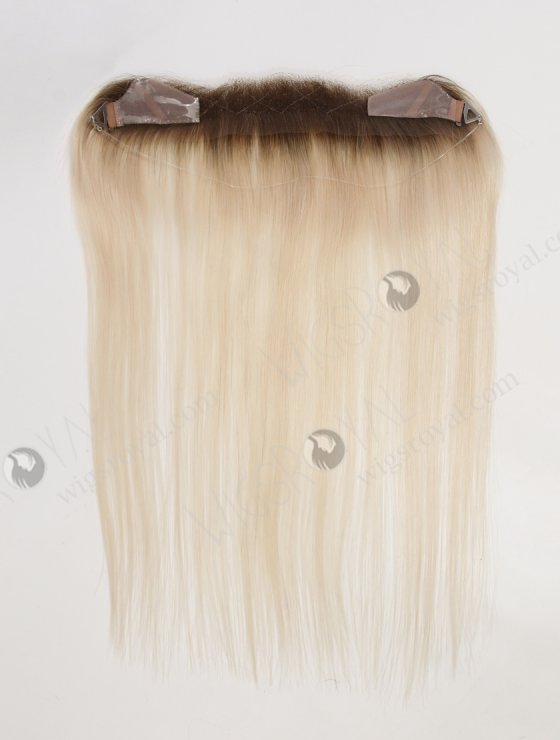In Stock European Virgin Hair 16" Straight T9/60# Color Hairline Topper SHT-019-33479