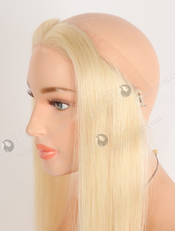 In Stock European Virgin Hair 16" Straight 613# Color Hairline Topper SHT-025-33497