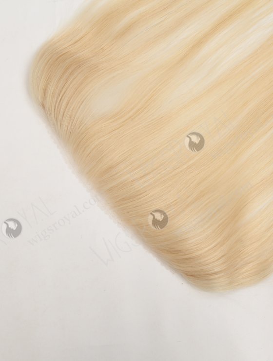 In Stock European Virgin Hair 16" Straight 613# Color Hairline Topper SHT-025-33493