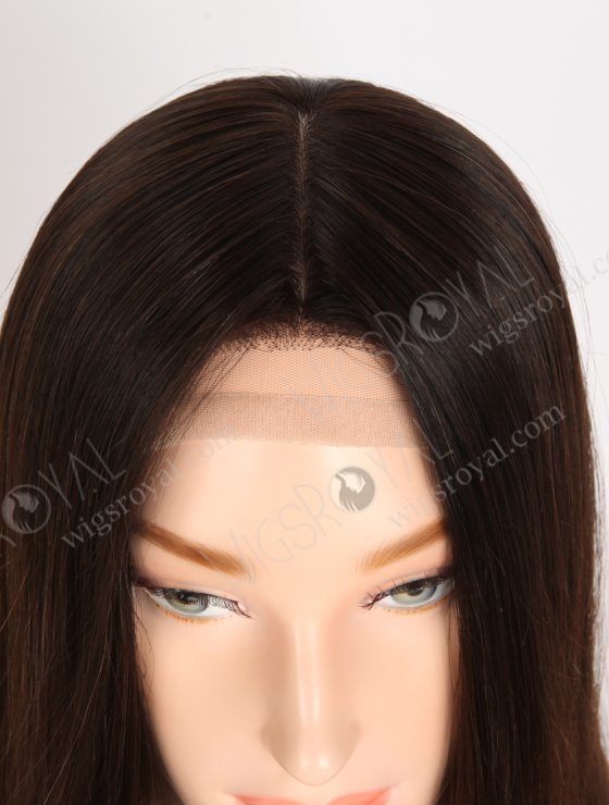 In Stock European Virgin Hair 16" Natural Braown Color Natural Straight Gripper Wig GRP-08149-33536