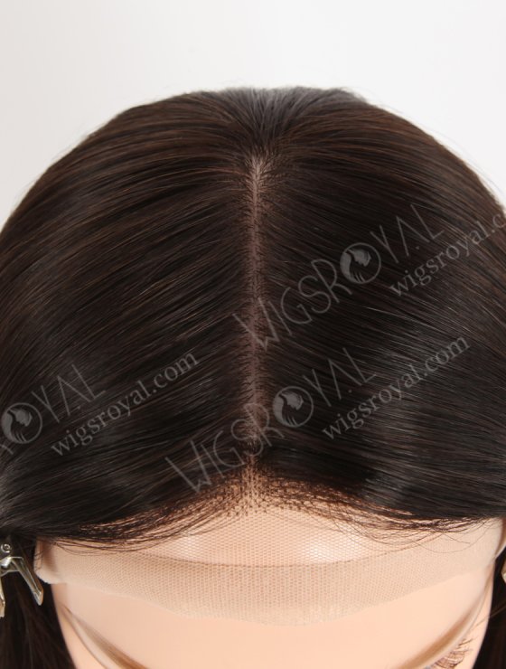 In Stock European Virgin Hair 16" Natural Braown Color Natural Straight Gripper Wig GRP-08149-33541
