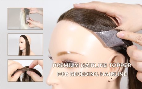 Premium Hairline Topper for Receding Hairline | Soft & Lightweight