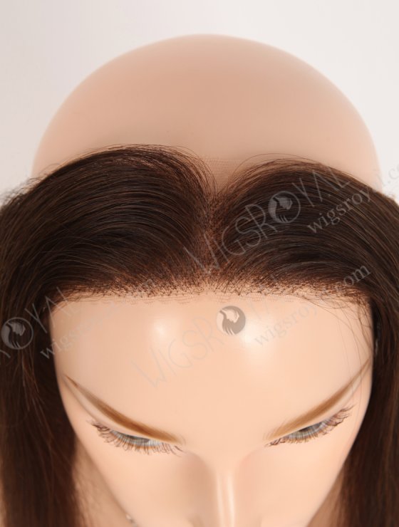 In Stock European Virgin Hair 12" Straight 2a# Color Hairline Topper SHT-026-33560