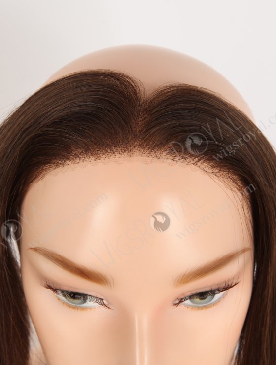 In Stock European Virgin Hair 12" Straight 2a# Color Hairline Topper SHT-026-33562