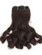 In Stock 5A Peruvian Virgin Hair 12" Double Drawn Vouge Curl Natural Color Machine Weft SM-6175