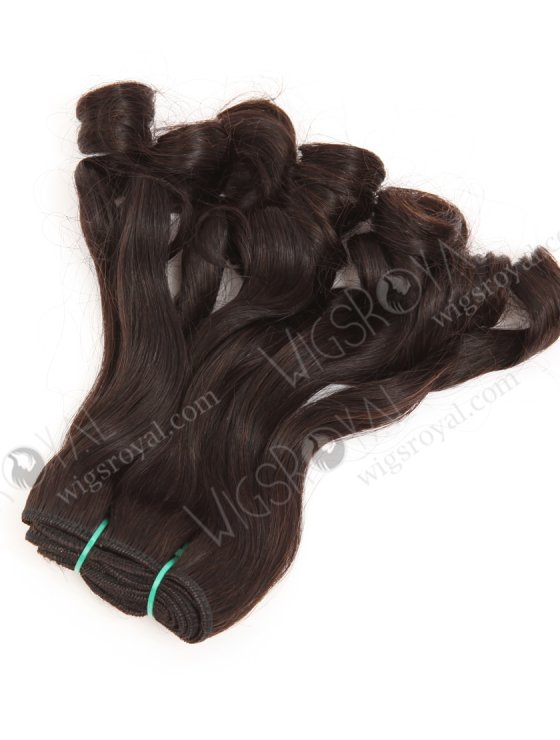 In Stock 5A Peruvian Virgin Hair 12" Double Drawn Vouge Curl Natural Color Machine Weft SM-6175-33619