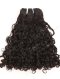 In Stock 5A Peruvian Virgin Hair 12" Double Drawn Big Pixie Curl Natural Color Machine Weft SM-6167