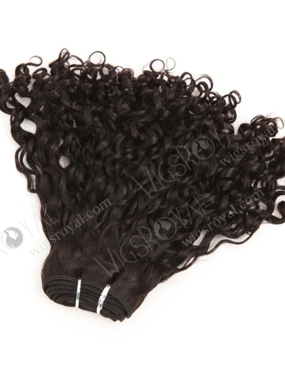 In Stock 5A Peruvian Virgin Hair 12" Double Drawn Big Pixie Curl Natural Color Machine Weft SM-6167-33598