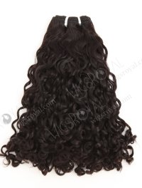 In Stock 5A Peruvian Virgin Hair 14" Double Drawn Big Pixie Curl Natural Color Machine Weft SM-6168