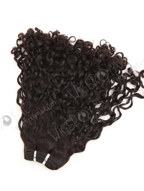 In Stock 5A Peruvian Virgin Hair 14" Double Drawn Big Pixie Curl Natural Color Machine Weft SM-6168-33604