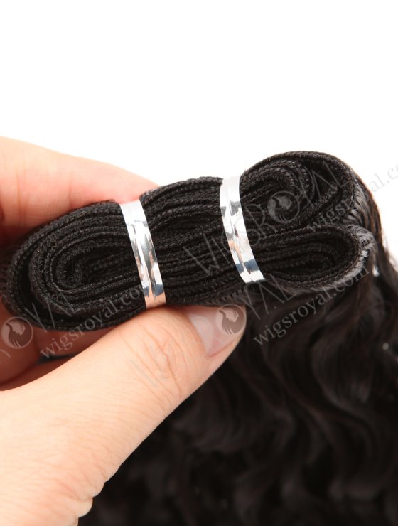 In Stock 5A Peruvian Virgin Hair 16" Double Drawn Big Pixie Curl Natural Color Machine Weft SM-6169-33612