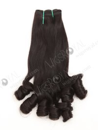 In Stock 5A Peruvian Virgin Hair 18" Double Drawn Vouge Curl Natural Color Machine Weft SM-6176
