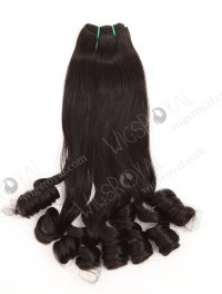 In Stock 5A Peruvian Virgin Hair 22" Double Drawn Vouge Curl Natural Color Machine Weft SM-6178