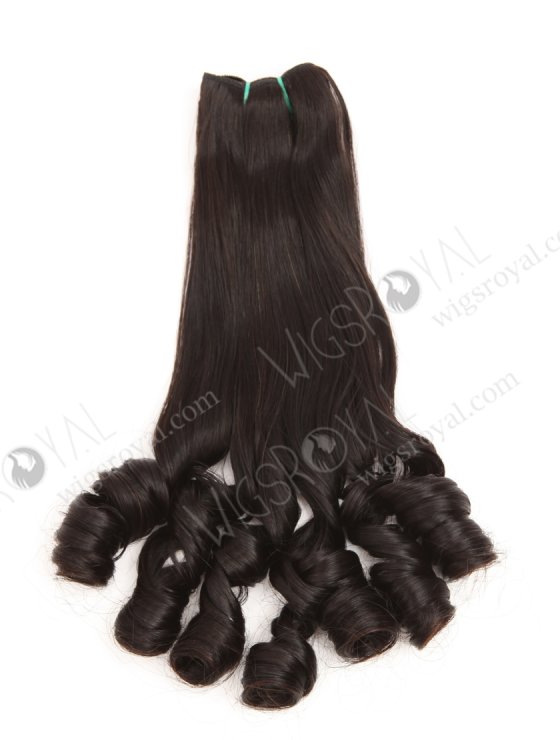 In Stock 5A Peruvian Virgin Hair 20" Double Drawn Vouge Curl Natural Color Machine Weft SM-6177