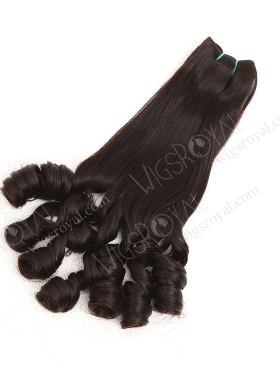 In Stock 5A Peruvian Virgin Hair 20" Double Drawn Vouge Curl Natural Color Machine Weft SM-6177-33685